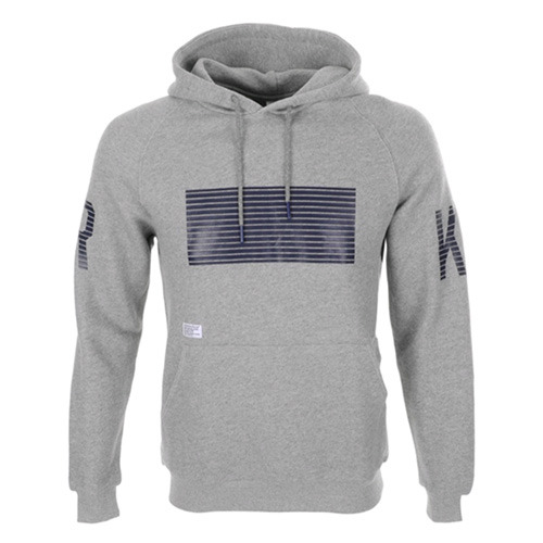 CROOKS &amp; CASTLES Men&#039;s Knit Hooded Pullover - Lineage (Speckle Grey)