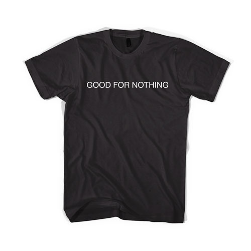 BLACKSCALE Good For Nothing T-Shirt BLACK