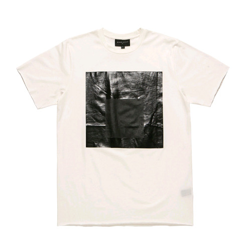 BLACKSCALE Black Parallel T-Shirt White