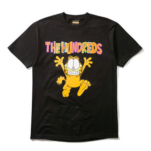 THE HUNDREDS X Garfield Run T-Shirt BLACK