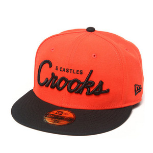 CROOKS &amp; CASTLES Mens Woven Fitted Cap - Team Crooks [3] 