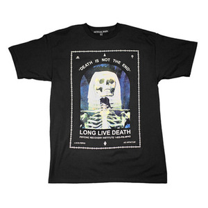 ACTUAL PAIN DEATH IS NOT REAL TEE BLK