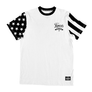 FAMOUS STARS AND STRIPES TEE WT 