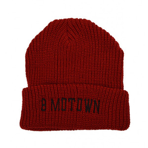 [LIMITED EDTION]BLACK SCALE Marvin Motown Beanie, Red
