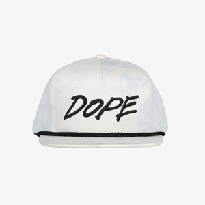 DOPE Tagged Snapback MINERAL WASHED ICE BLUE 