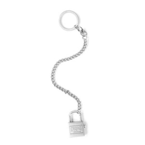 CROOKS &amp; CASTLES Keychain - Lockdown (Brushed Nickel)