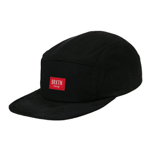 BRIXTON HOOVER 5 PANEL CAP (BLACK/BLACK)