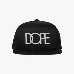 DOPE Reflective Logo Snapback (Black) 