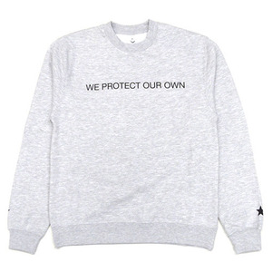  [QUICK STRIKE] BLACK SCALE WE PROTECT OUR OWN CREW NECK (GREY)