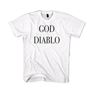 BLACKSCALE God Diablo T-Shirt, White