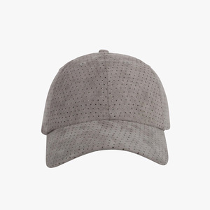 DOPE Perforated Suede Cap CHARCOAL GREY